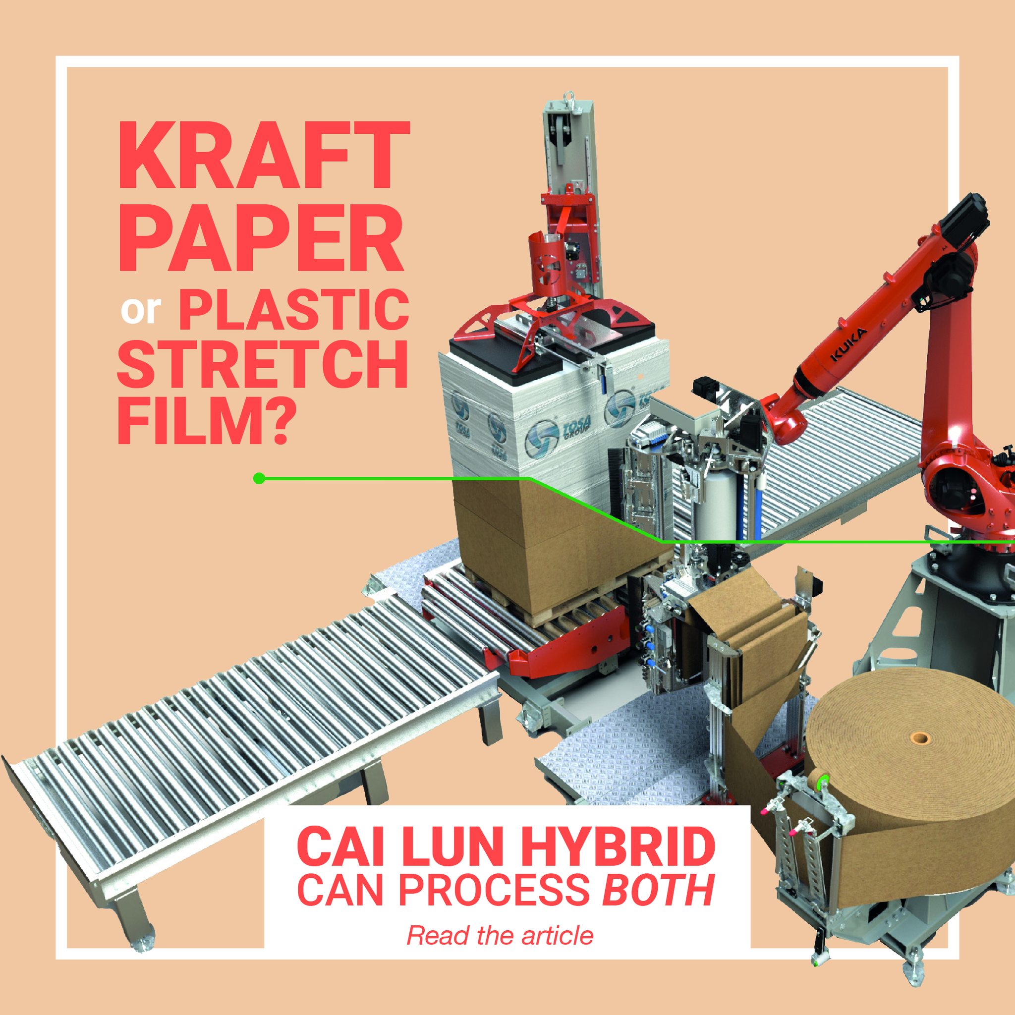Kraft paper or plastic stretch film?
