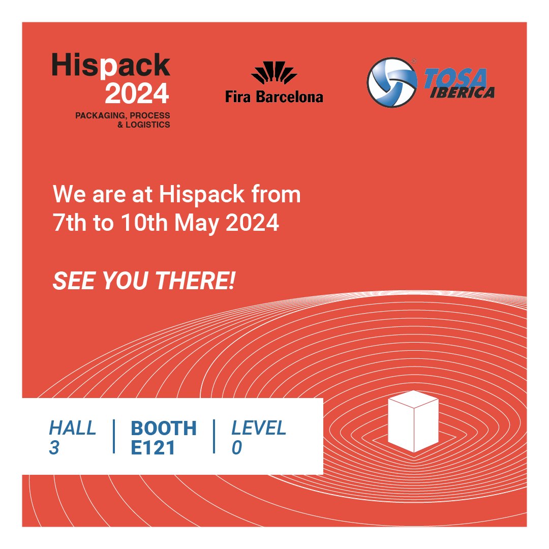 From 7th to 10th May 2024 you can find us at Hispack!