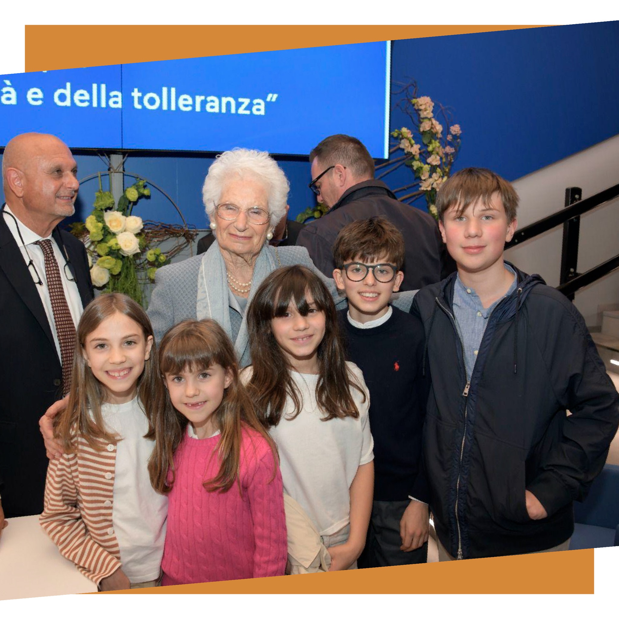 Tosa Group ha partecipato alla premiazione di Liliana Segre