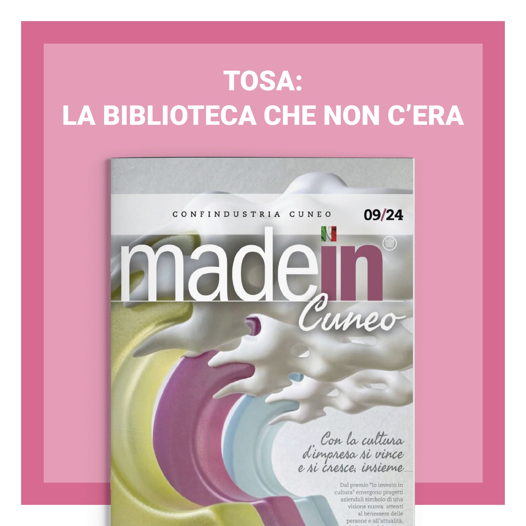 TOSA Group and the 'We Read' Project Featured in Made In Magazine