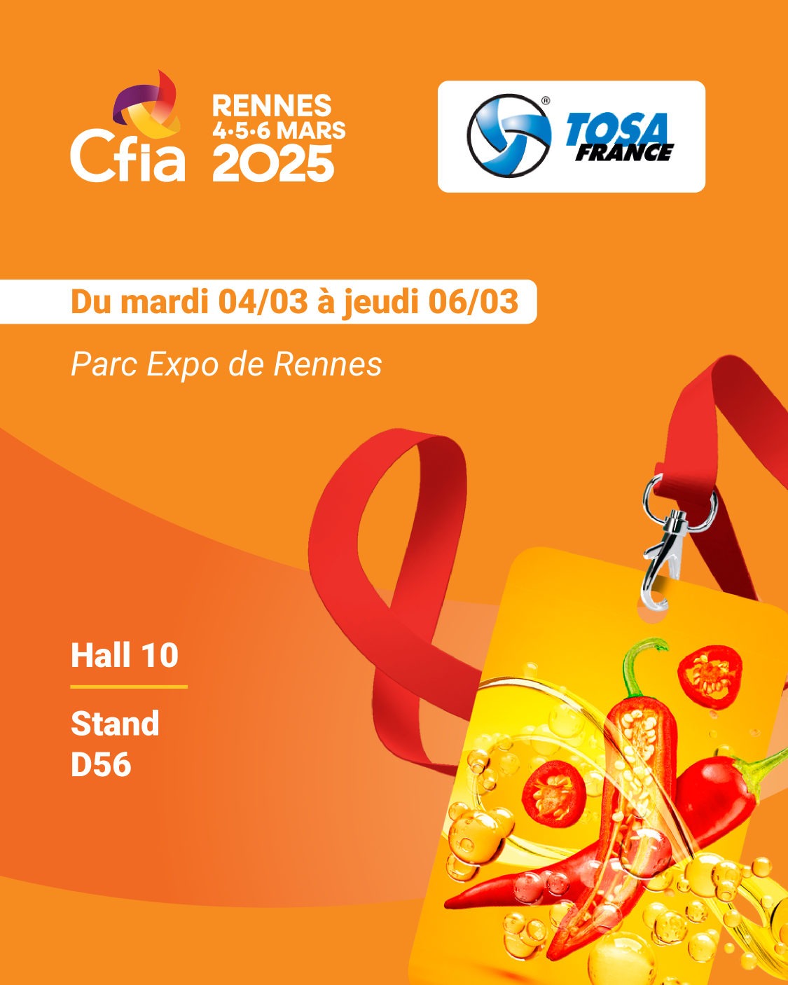 Discover the Future of Packaging with Tosa at CFIA Rennes