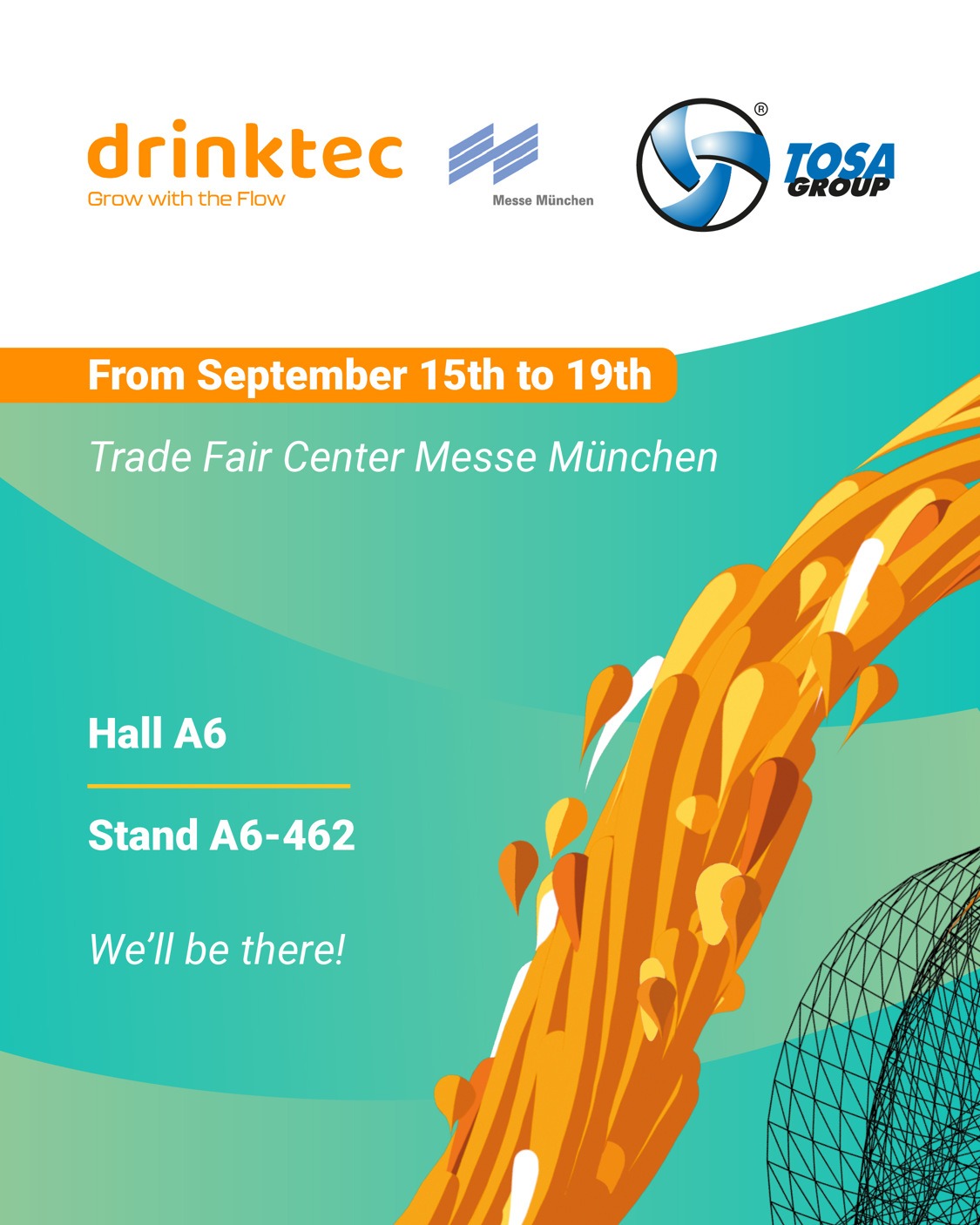 Tosa Group presente al Drinktec 2025